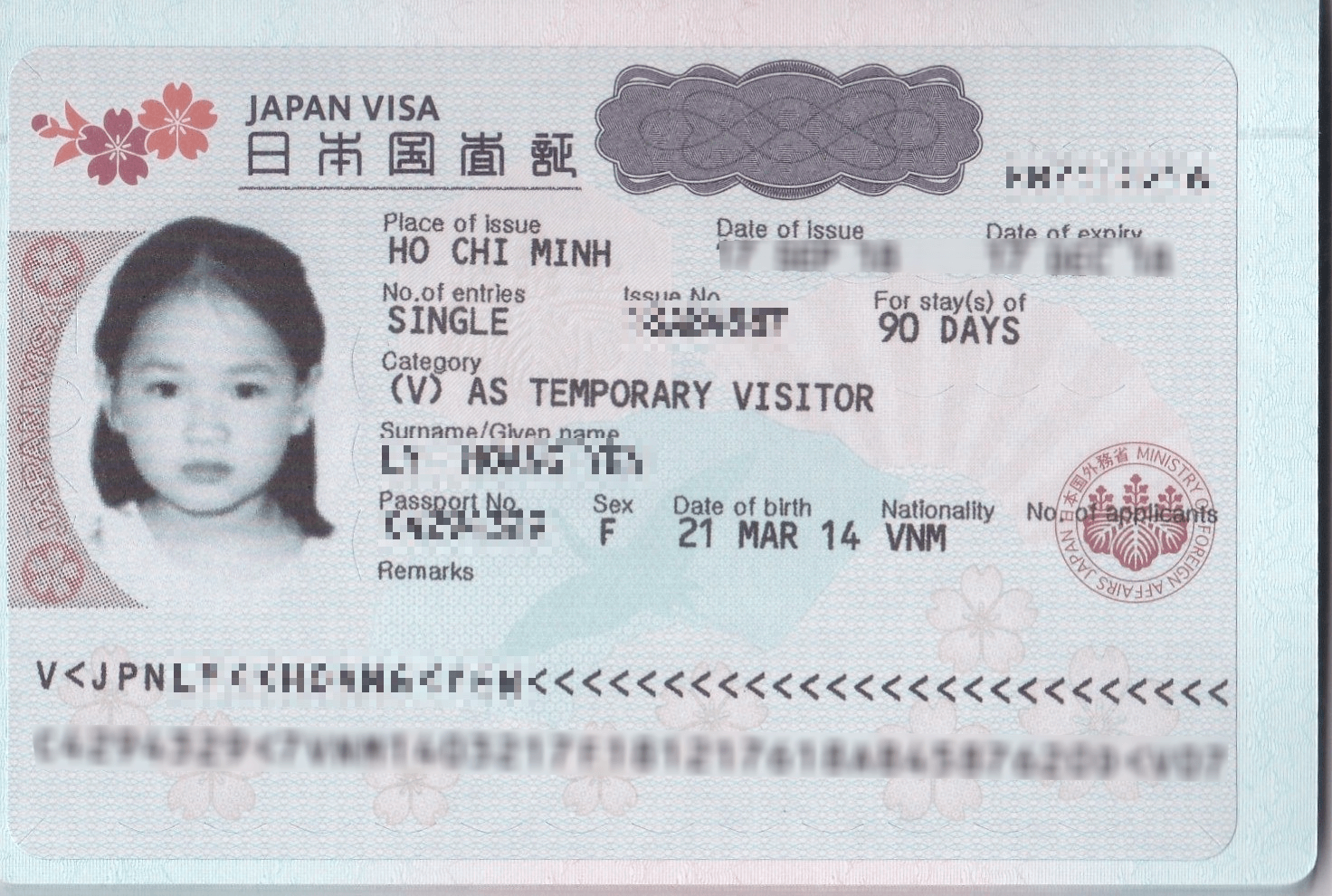 Visa du lịch Nhật